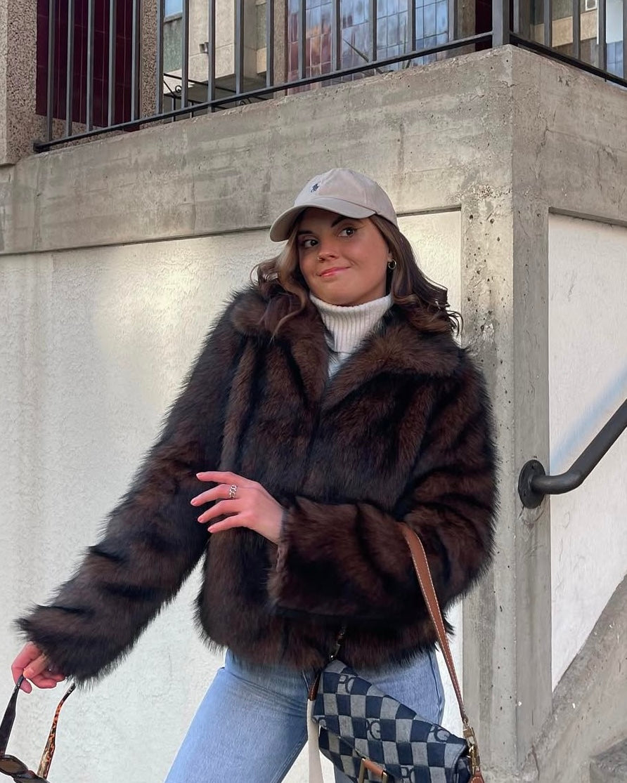Scarlet Fur Jacket