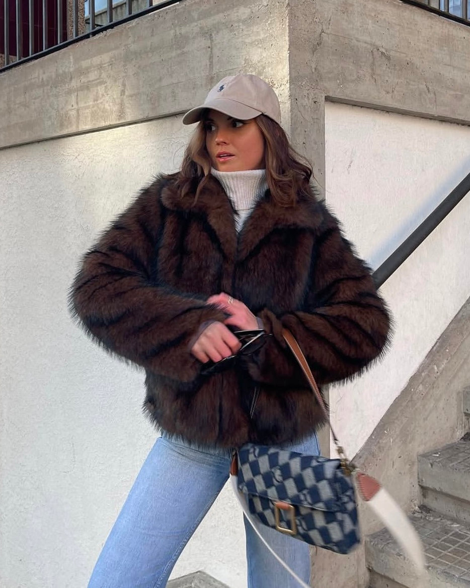 Scarlet Fur Jacket