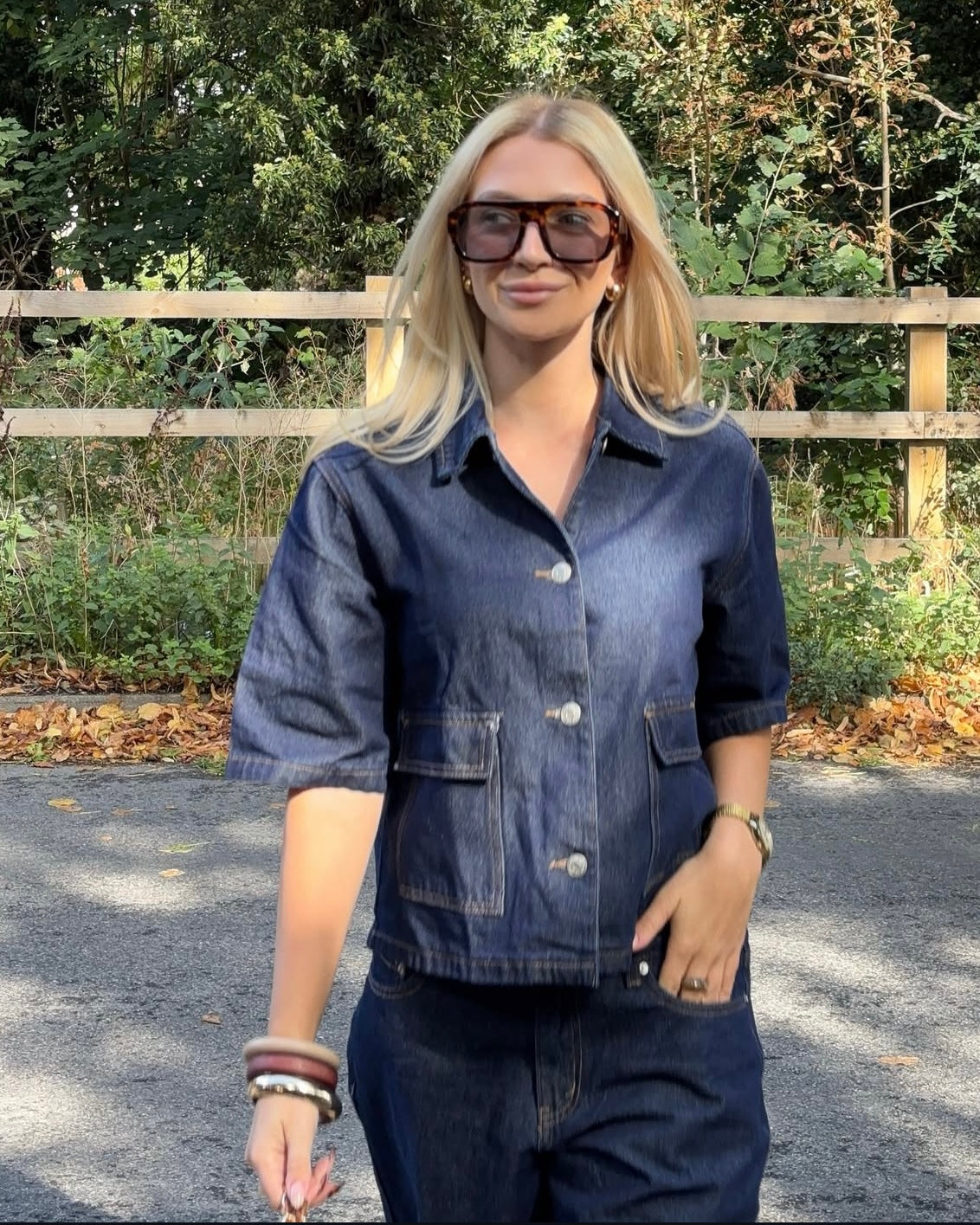 Wrenley Denim Set