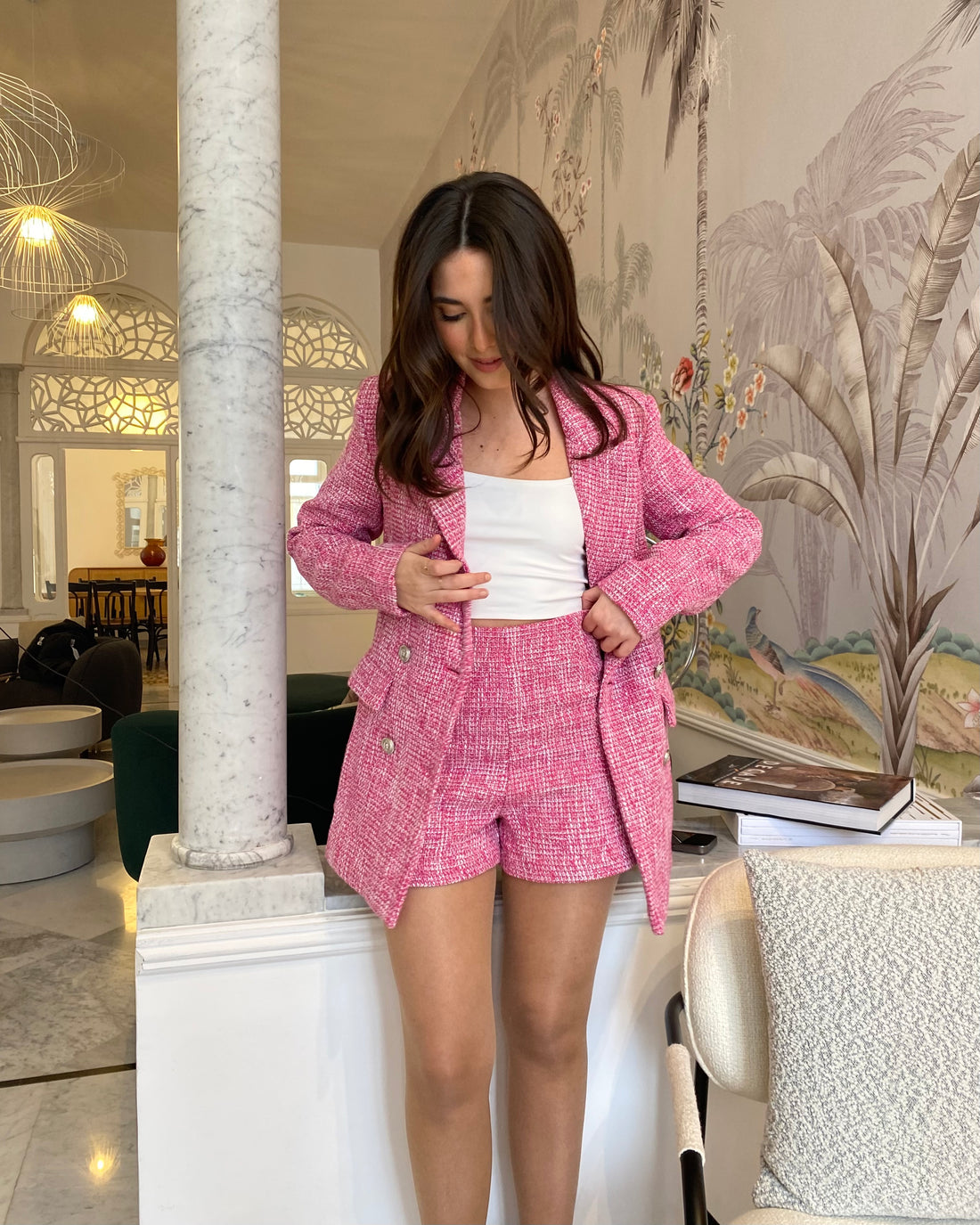 As If Blazer & Shorts Set