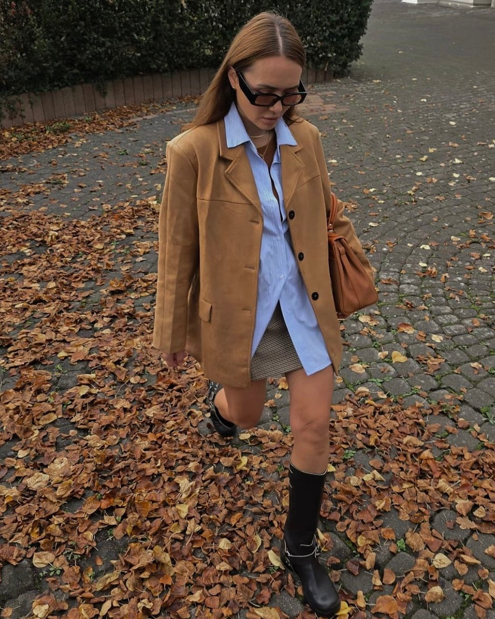 Brandy Suede Blazer