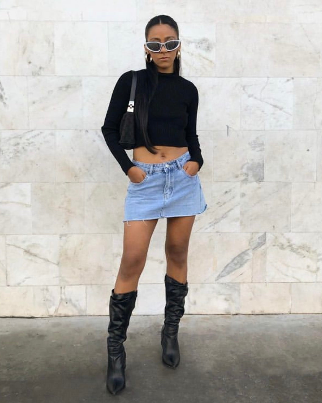Collen Denim Skirt