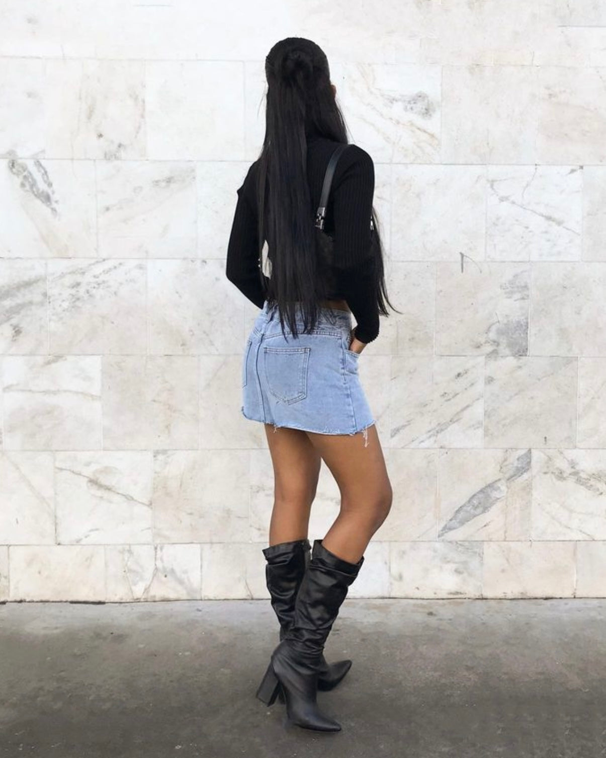 Collen Denim Skirt