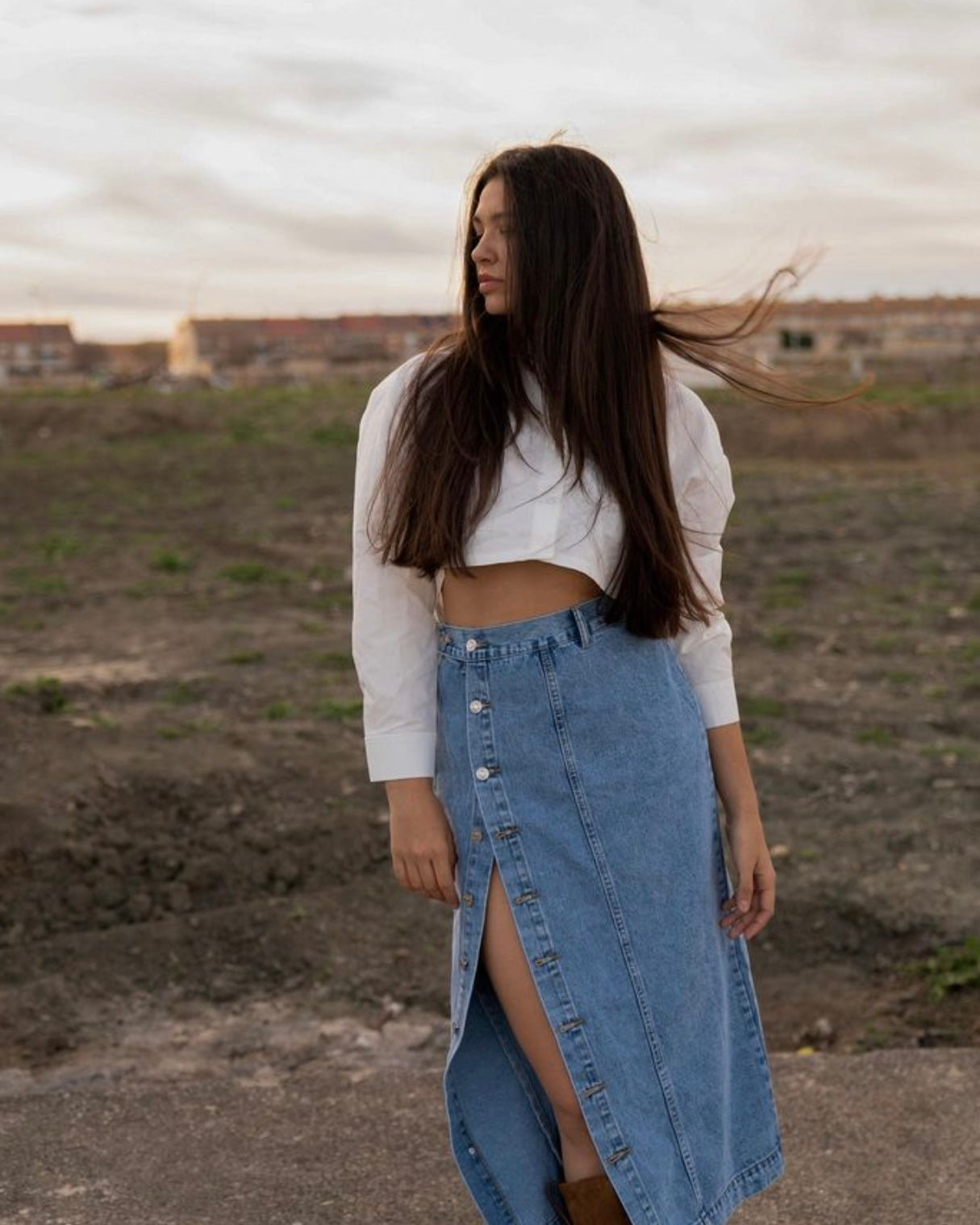 Fraya Denim Skirt