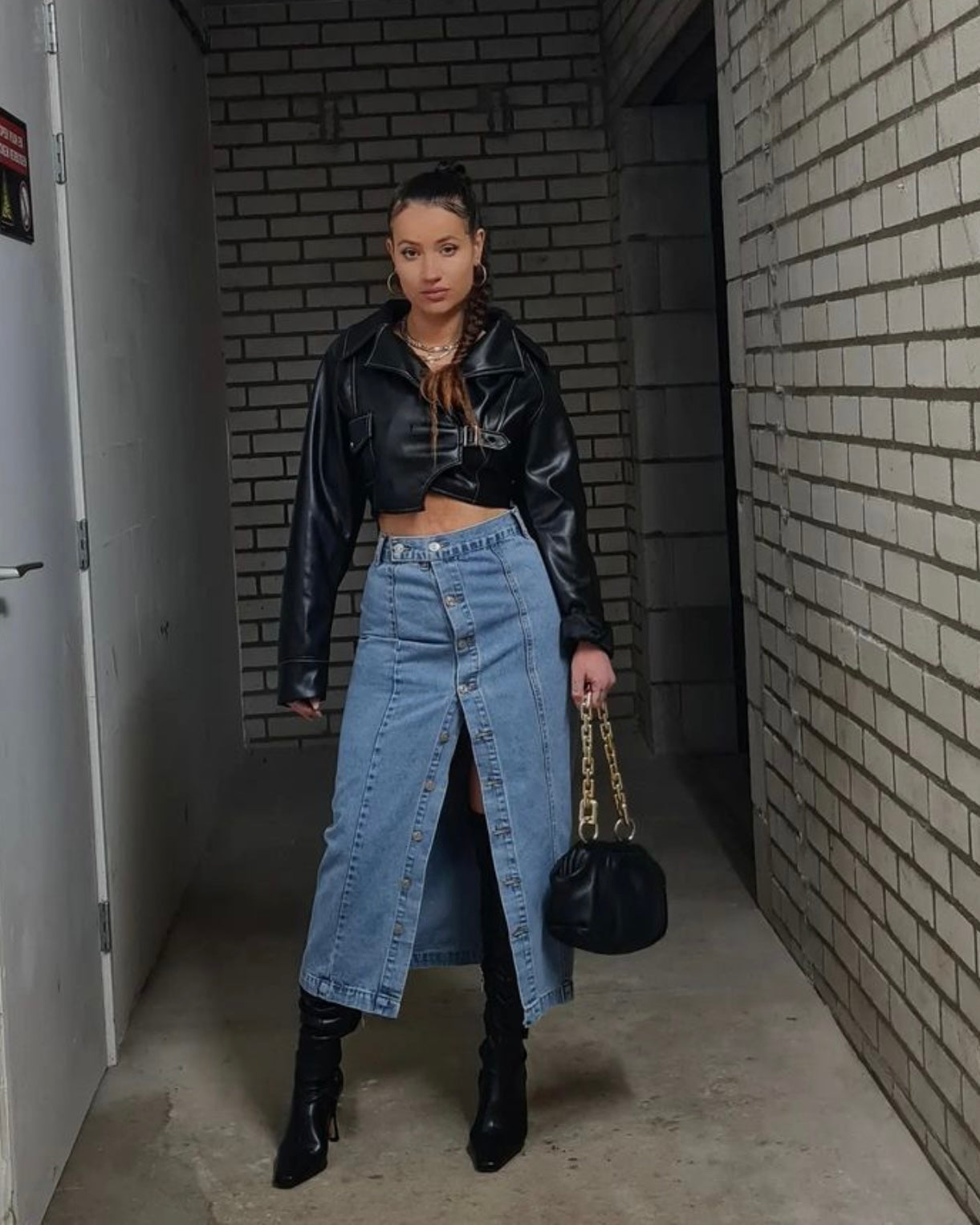 Fraya Denim Skirt