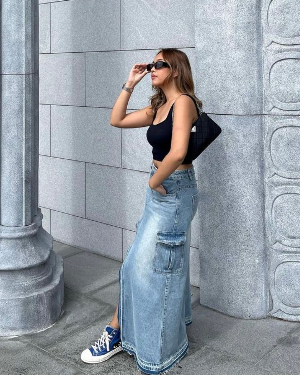 Vali Denim Skirt
