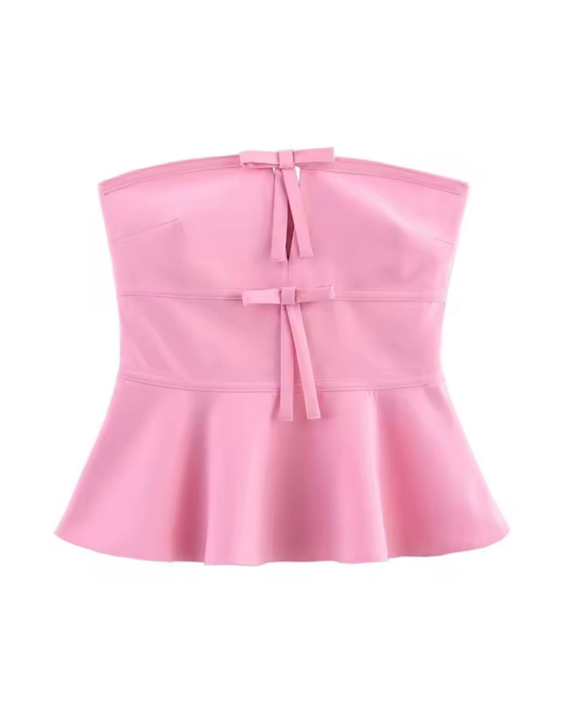 Pinky Bow Top