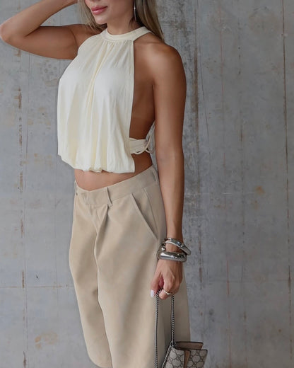 Xanthi Suede Shorts