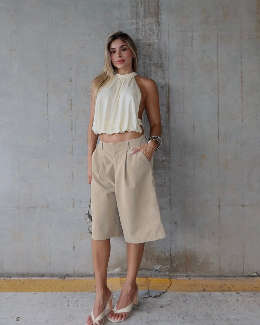 Xanthi Suede Shorts