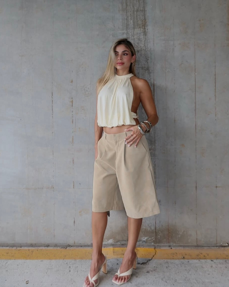 Xanthi Suede Shorts