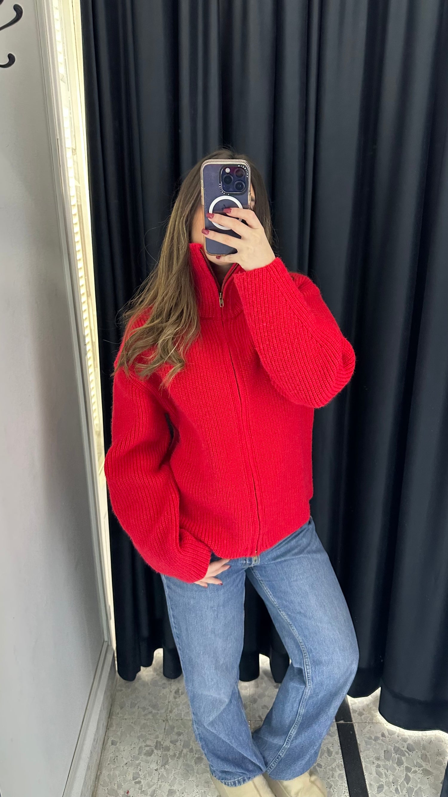 Skaia Zip Up Cardigan