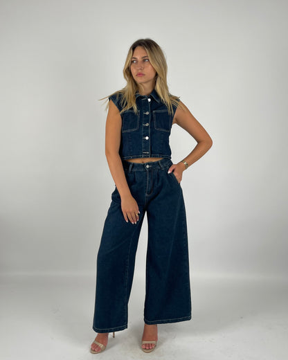 Off Stage Denim Set