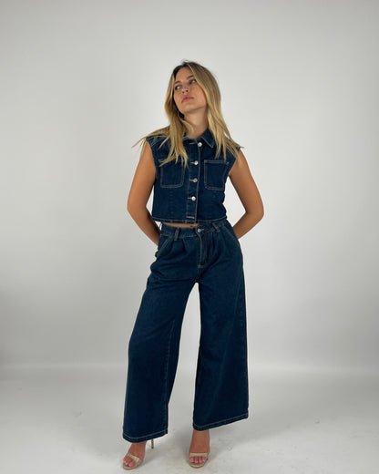 Off Stage Denim Set