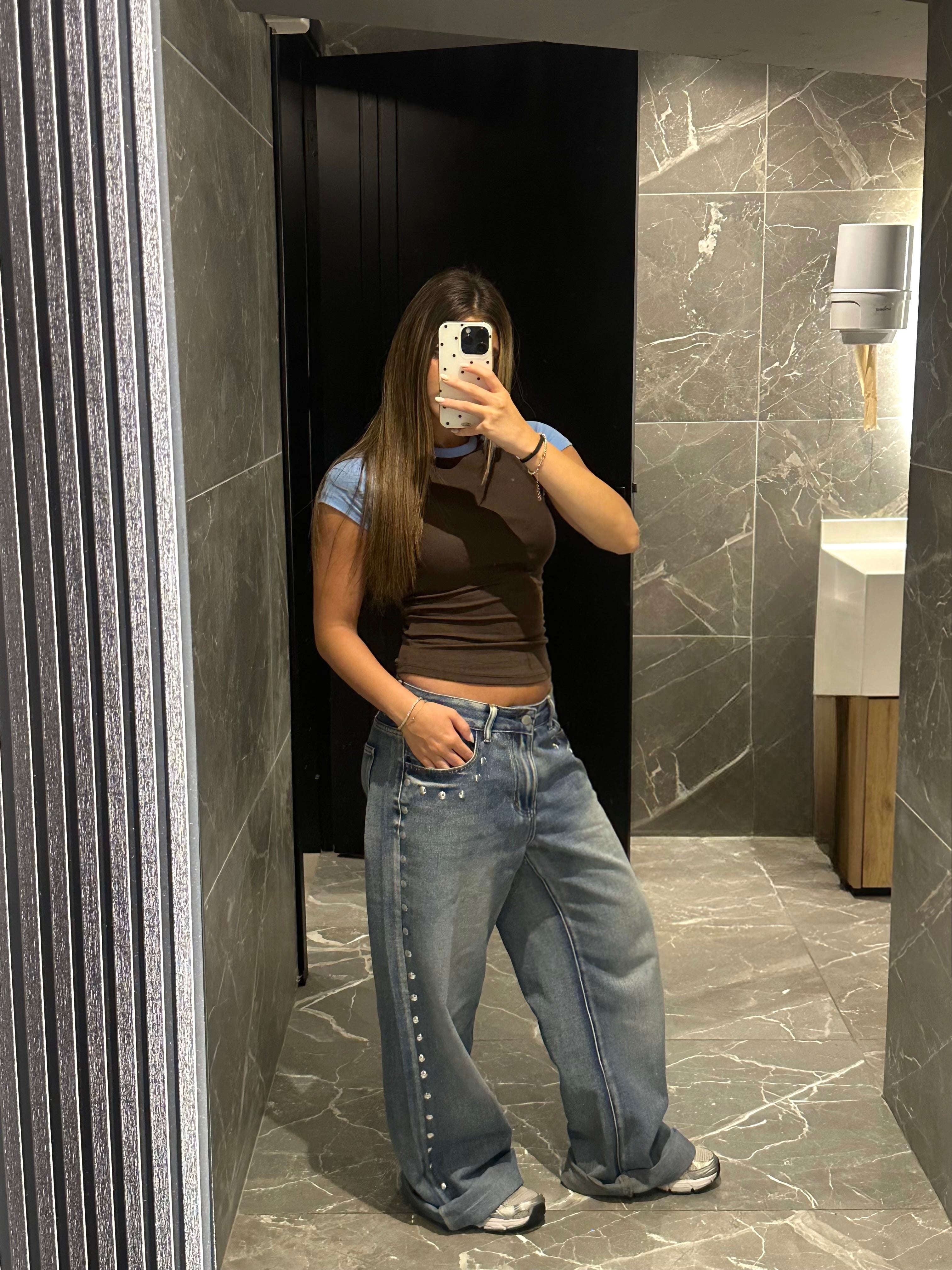 Buenos Side Stud Jeans