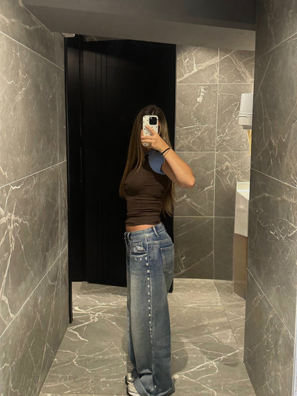 Buenos Side Stud Jeans