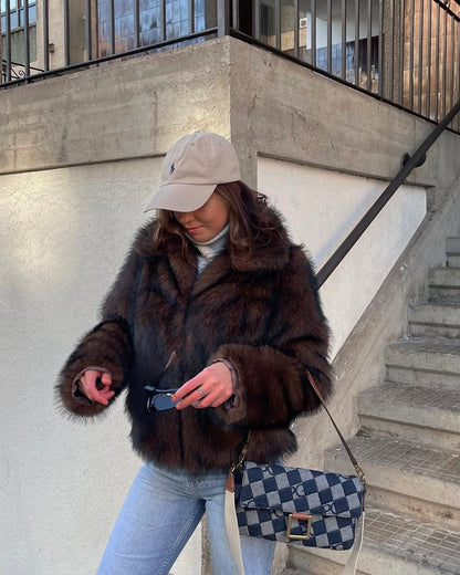 Scarlet Fur Jacket
