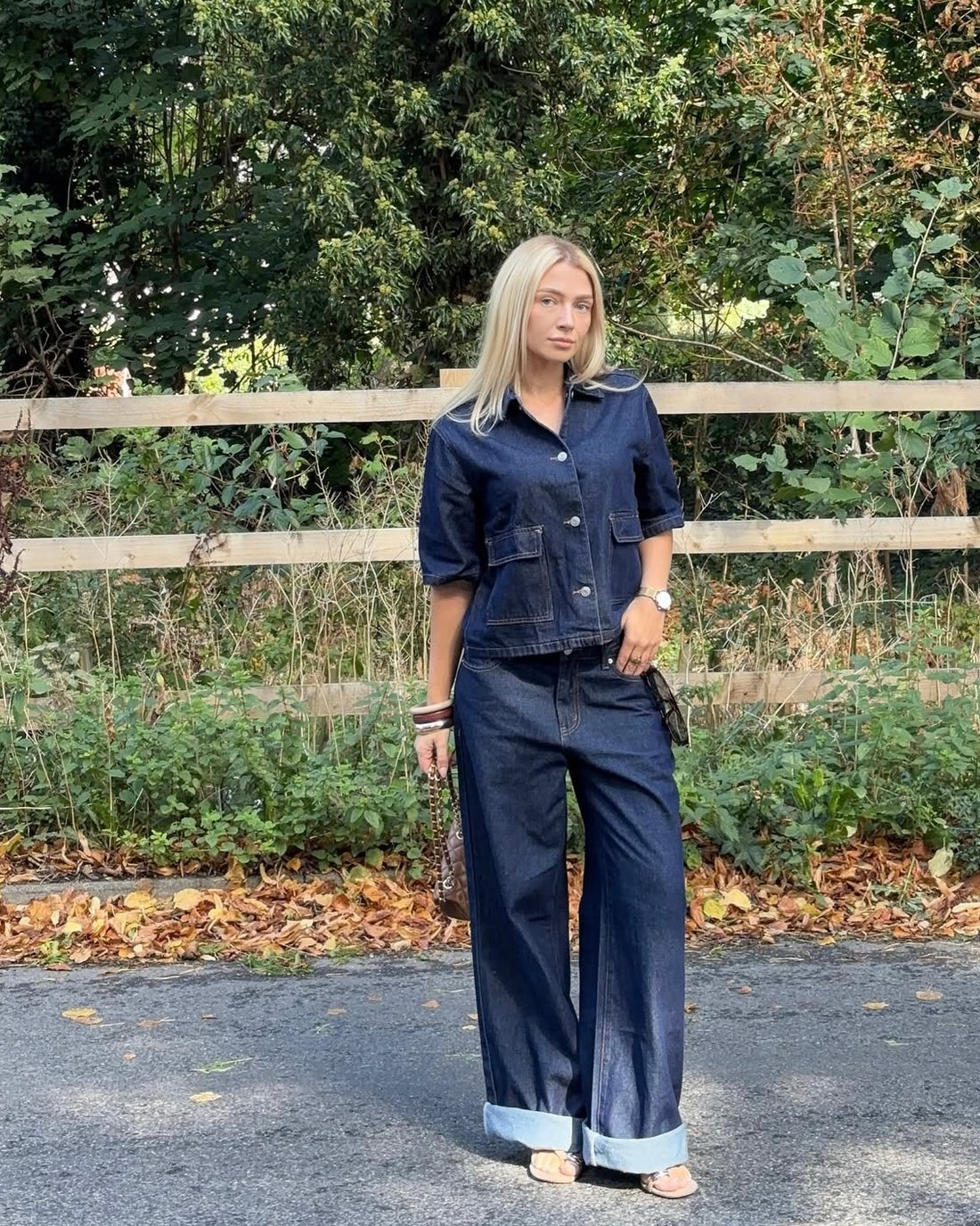Wrenley Denim Set
