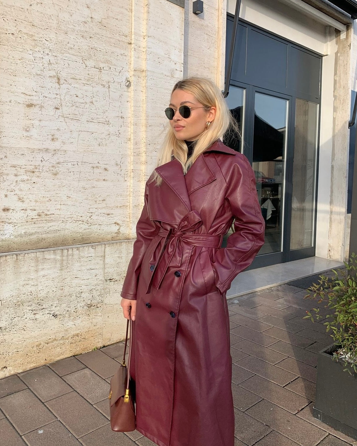 Gabby Leather Coat