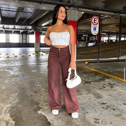 Juli Cargo Jeans