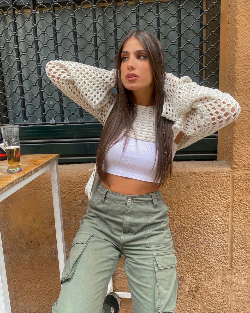 Leo Crop Sweater
